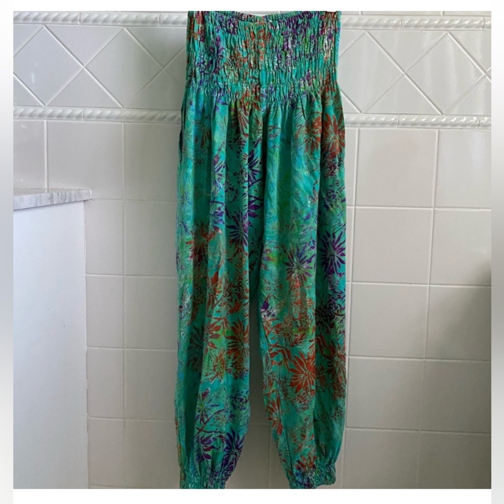 Boho Gypsy Teal Harim Pants